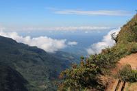 Am Little Worlds End im Horton Plains Nationalpark - die Wolken kommen